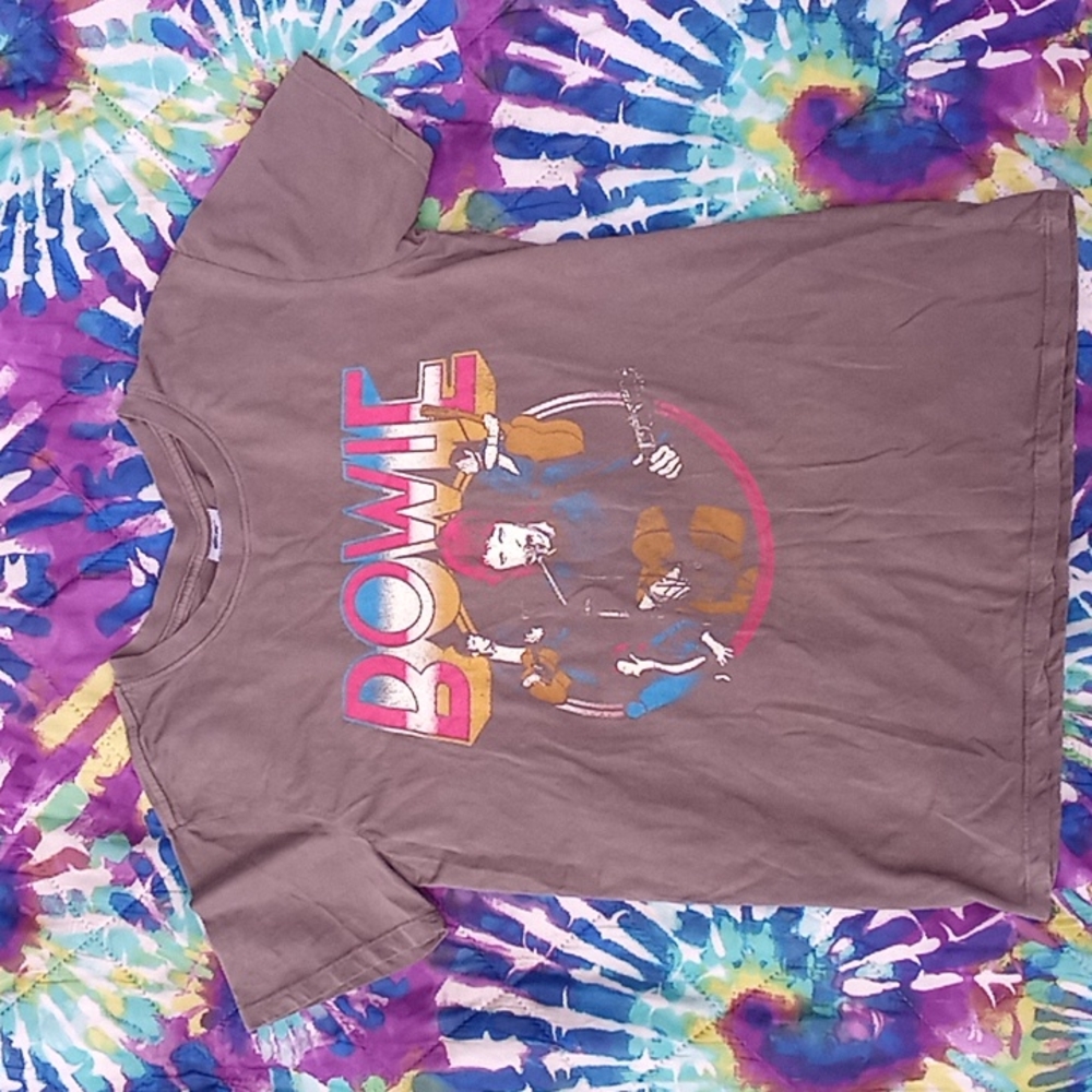 David Bowie 1972 spiders from Mars tour shirt